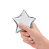 Qualatex 4 inch MINI STAR - SILVER (AIR-FILL ONLY) Foil Balloon 14355-Q-U