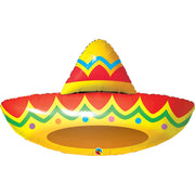 Qualatex 41 inch FIESTA SOMBRERO Foil Balloon 97540-Q-P