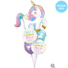 Qualatex 41 inch UNICORN Foil Balloon 26648-Q-P