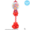 Qualatex 43 inch CANDY HEARTS GUMBALL MACHINE Foil Balloon 24711-Q-P