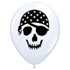 Qualatex 5 inch PIRATE SKULL Latex Balloons 99779-Q