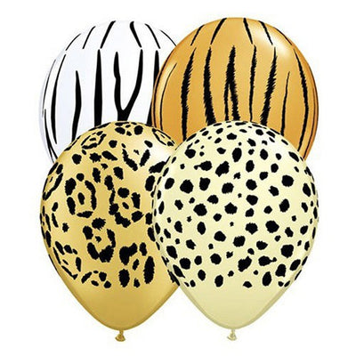 Qualatex 5 inch SAFARI ASSORTMENT - SPECIAL ASSORTMENT Latex Balloons 87144-Q