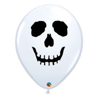 Qualatex 5 inch SKULL FACE Latex Balloons