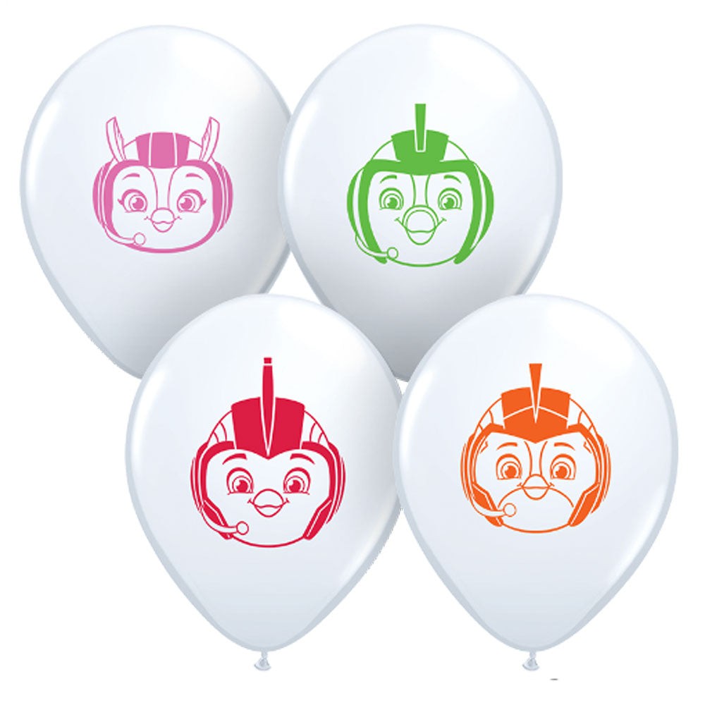 Qualatex 5 inch TOP WING FACES ASSORTMENT Latex Balloons 99183-Q