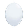 Qualatex 6 inch QUICKLINK - WHITE Latex Balloons 90172-Q