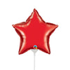 Qualatex 9 inch STAR - RUBY RED (AIR-FILL ONLY) Foil Balloon 24134-Q-U