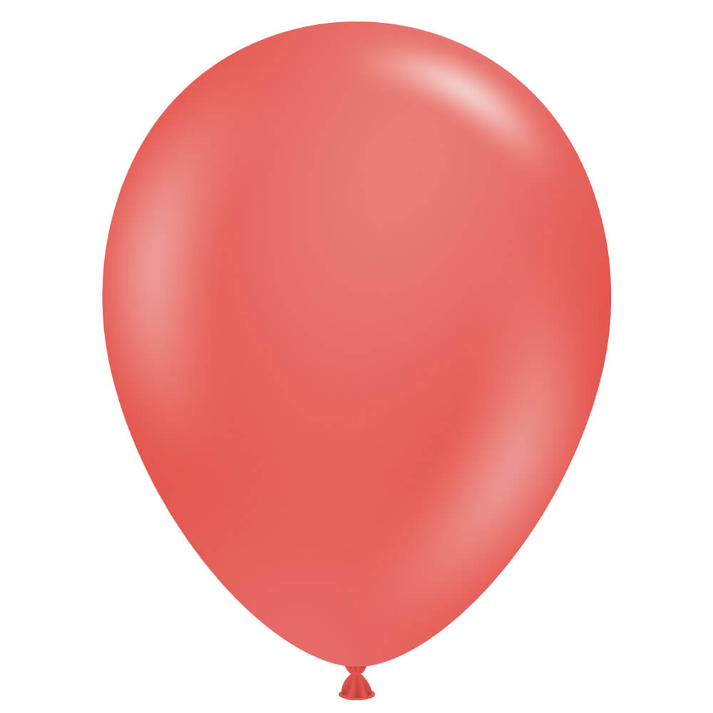 TUFTEX 11 inch TUFTEX ALOHA CORAL Latex Balloons 10045-M