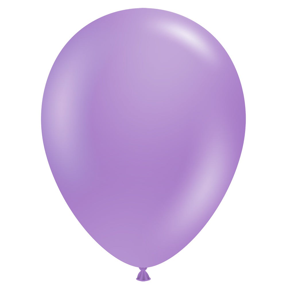 TUFTEX 11 inch TUFTEX METALLIC LILAC Latex Balloons 10036-M