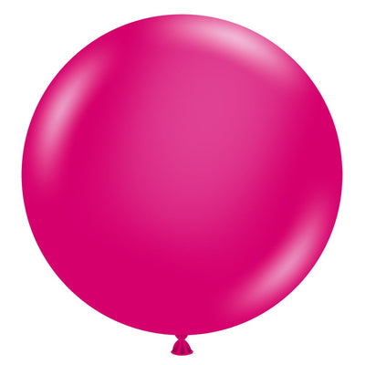 TUFTEX 17 inch TUFTEX CRYSTAL MAGENTA Latex Balloons 17016-M