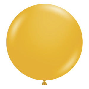 TUFTEX 17 inch TUFTEX MUSTARD Latex Balloons 17024-M