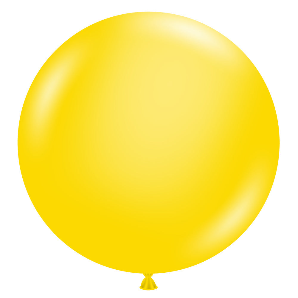 TUFTEX 17 inch TUFTEX YELLOW Latex Balloons 17009-M