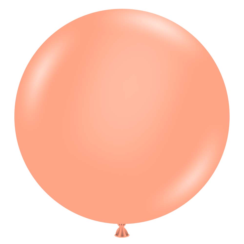 TUFTEX 24 inch TUFTEX CHEEKY PEACH Latex Balloons 24085-M