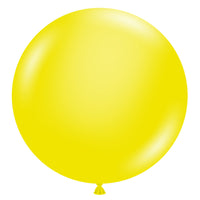 TUFTEX 24 inch TUFTEX CRYSTAL YELLOW Latex Balloons 24013-M