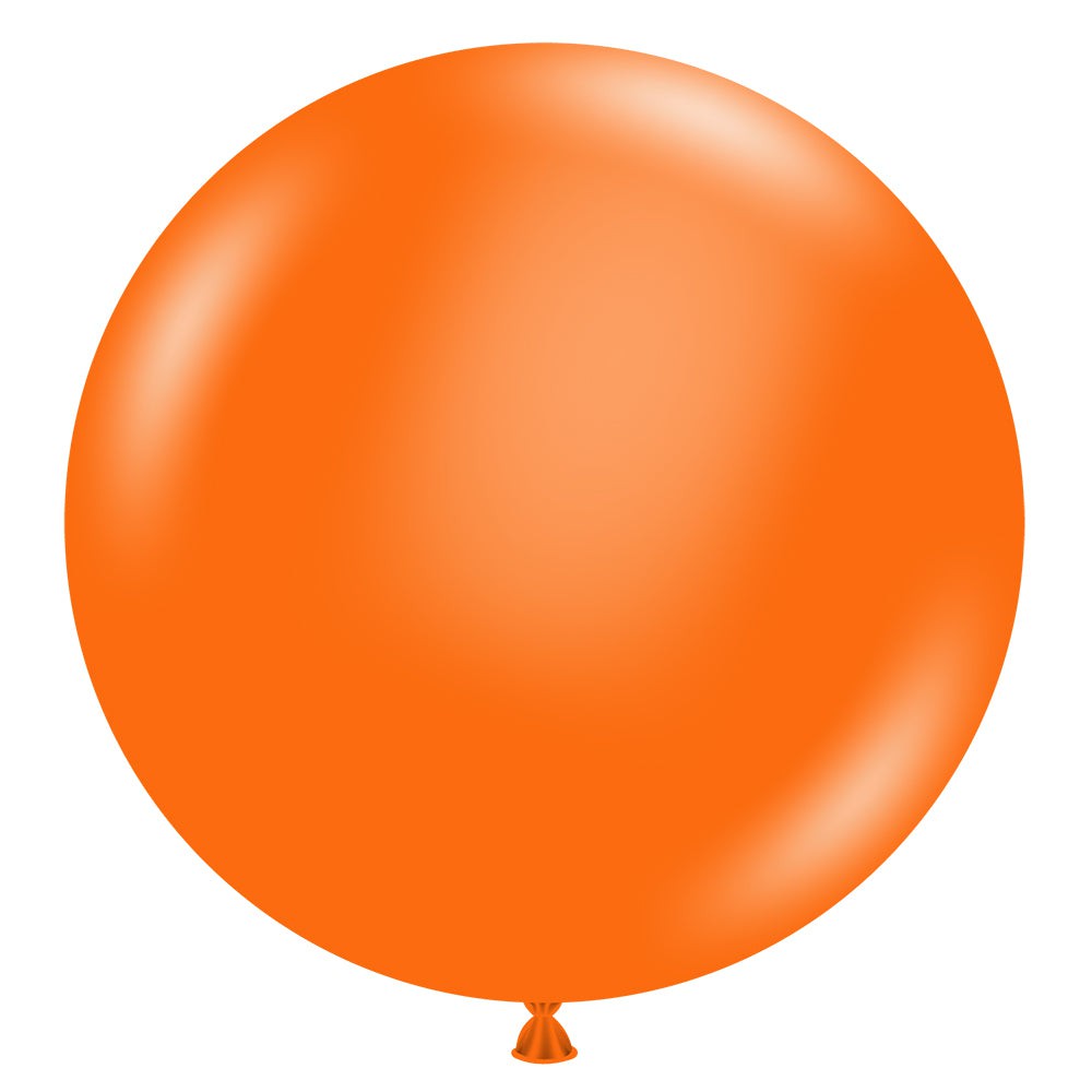 TUFTEX 24 inch TUFTEX ORANGE Latex Balloons 24005-M