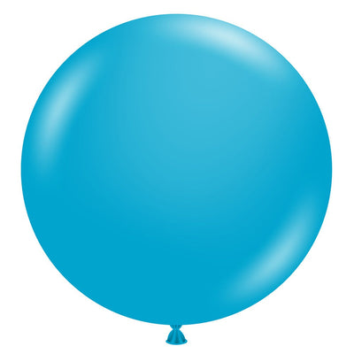 TUFTEX 24 inch TUFTEX TURQUOISE Latex Balloons 24049-M