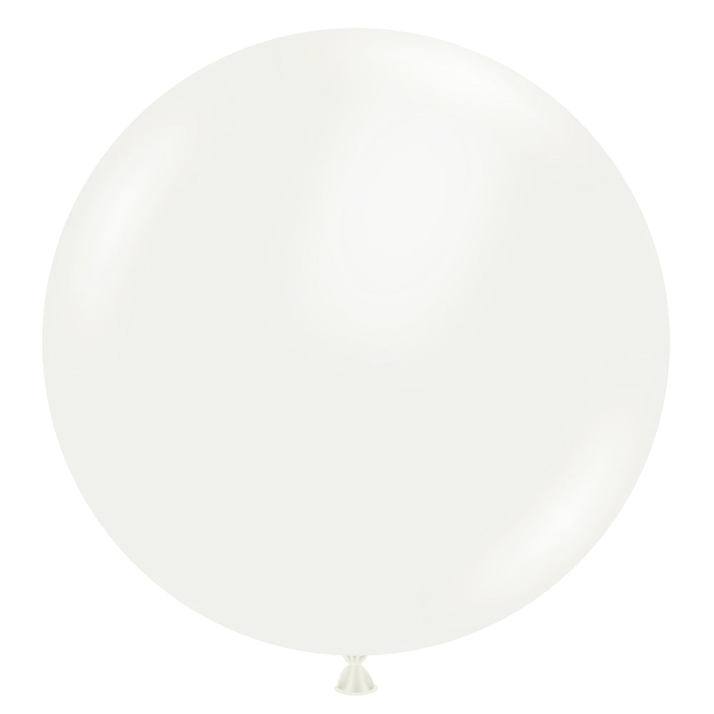 TUFTEX 36 inch TUFTEX WHITE Latex Balloons 36008-M