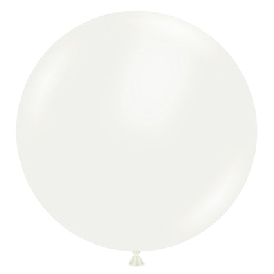 TUFTEX 36 inch TUFTEX WHITE Latex Balloons 36008-M