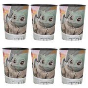 Unique 16 oz. MANDALORIAN - THE CHILD PLASTIC STADIUM CUPS (6 PK) Cups 78327-UN