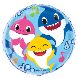 Unique 18 inch BABY SHARK Foil Balloon 77397-UN-P