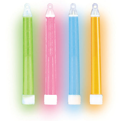 Unique 4 inch GLOW LIGHTSTICKS ASSORTED COLORS (4 PK) Novelties 55012-UN