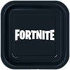 Unique 7 inch FORTNITE SQUARE DESSERT PLATES (8 PK) Plates 24674-UN