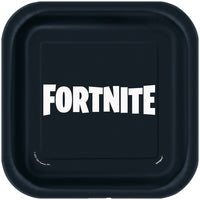 Unique 7 inch FORTNITE SQUARE DESSERT PLATES (8 PK) Plates 24674-UN