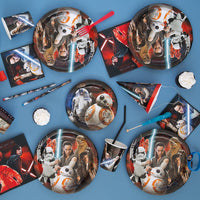 Unique 7 inch STAR WARS EPISODE VIII ROUND DESSERT PLATES (8 PK) Plates 59414-UN