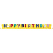 Unique 9.5ft HAPPY BIRTHDAY FRINGE BANNER Party Decor 9015-UN