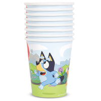 Unique 9 oz. BLUEY PAPER CUPS (8 PK) Party Decoration 29606-UN