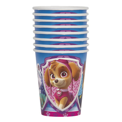 Unique 9 oz. PAW PATROL GIRL PAPER CUPS (8 PK) Cups 49106-UN