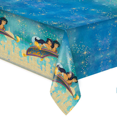 Unique ALADDIN PLASTIC TABLECOVER 54 inch X 84 inch Table Covers 79503-UN