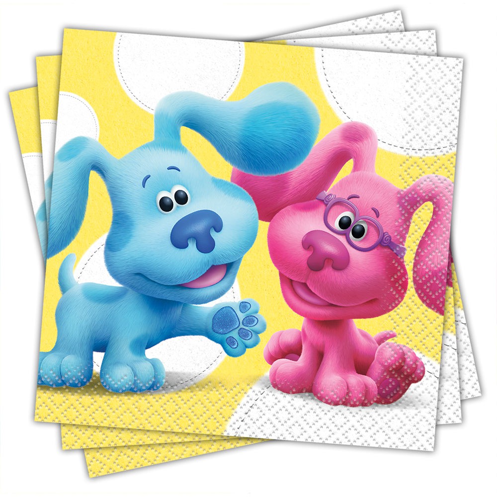 Unique BLUE'S CLUES BEVERAGE NAPKINS (16 PK) Napkins 24431-UN