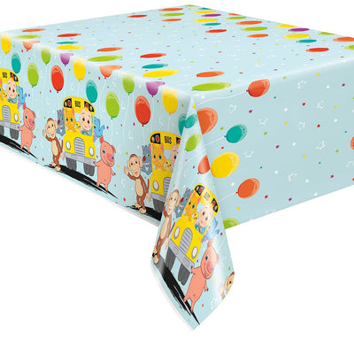 Unique COCOMELON PLASTIC TABLECOVER 54 inch X 84 inch Table Covers 20883-UN