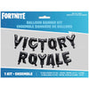 Unique FORTNITE VICTORY ROYALE FOIL LETTER BALLOON BANNER (AIR-FILL ONLY) Accessory 24679-UN-P