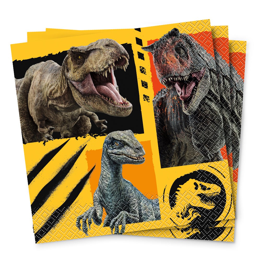 Unique JURASSIC WORLD 3 LUNCHEON NAPKINS (16 PK) Napkins 23712-UN