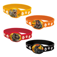 Unique JURASSIC WORLD 3 STRETCHY BRACELETS (4 PK) Novelties 23703-UN