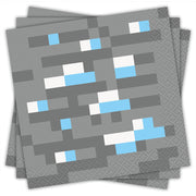 Unique MINECRAFT BEVERAGE NAPKINS (16 PK) Napkins 79401-UN