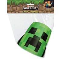 Unique MINECRAFT PARTY HATS (8 PK) Party Hats 79411-UN