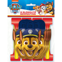 Unique PAW PATROL BLOWOUTS (8 PK) Novelties 77432-UN