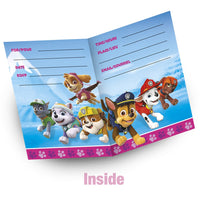 Unique PAW PATROL GIRL INVITATIONS (8 PK) Invitations 49124-UN