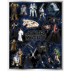 Unique STAR WARS CLASSIC STICKERS SHEETS (76 PK) Novelties 79288-UN