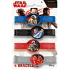 Unique STAR WARS EPISODE VIII STRETCH BRACELETS (4 PK) Novelties 59430-UN