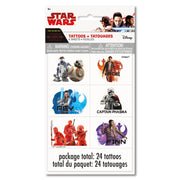 Unique STAR WARS EPISODE VIII TATTOOS (24 PK) Novelties 59419-UN