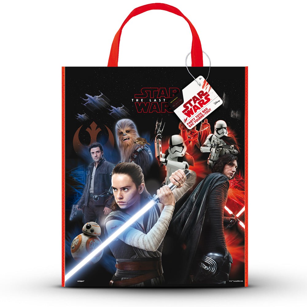 Unique STAR WARS EPISODE VIII TOTE BAG 11 inch X 13 inch Favor Bags 59420-UN